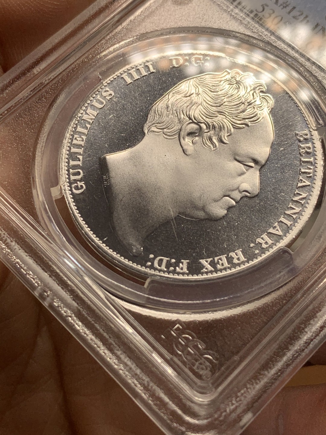 《竞宝斋》第44场-本周日，周一2场连拍（全场顺丰包邮） PCGS-PR68DC 英属锡兰1830年4R(后铸P冠军，铸造量30枚）