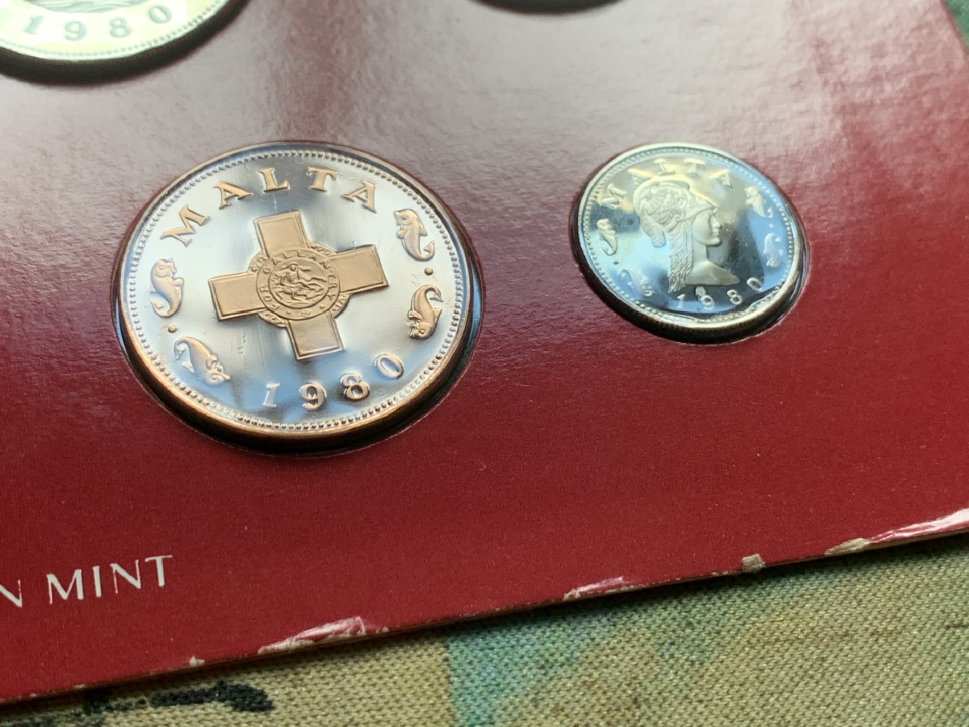 《竞宝斋》第44场-本周日，周一2场连拍（全场顺丰包邮） 1980年 马耳他 9枚套 精致币