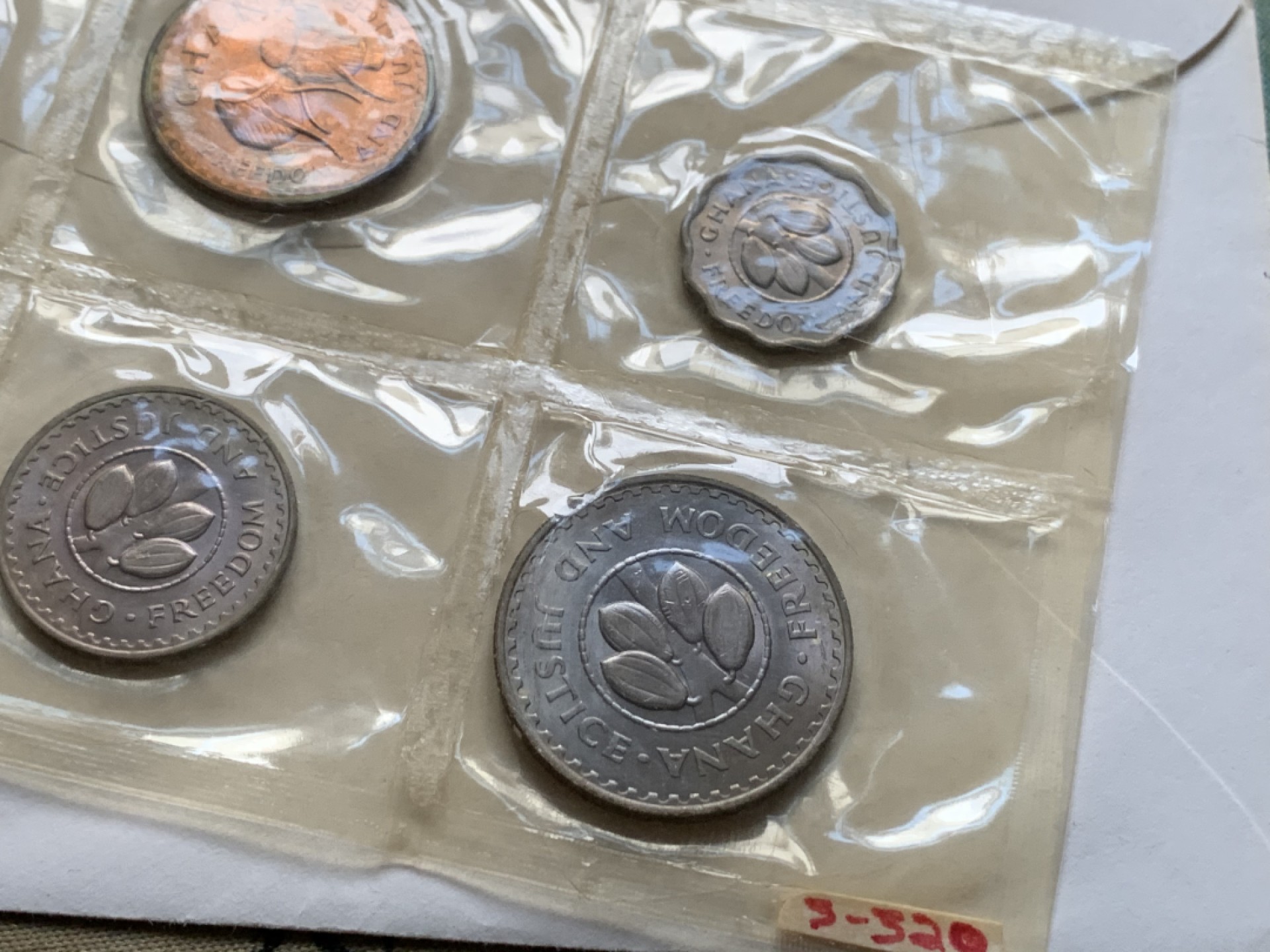 《竞宝斋》第44场-本周日，周一2场连拍（全场顺丰包邮） 1967年 加纳 6枚套