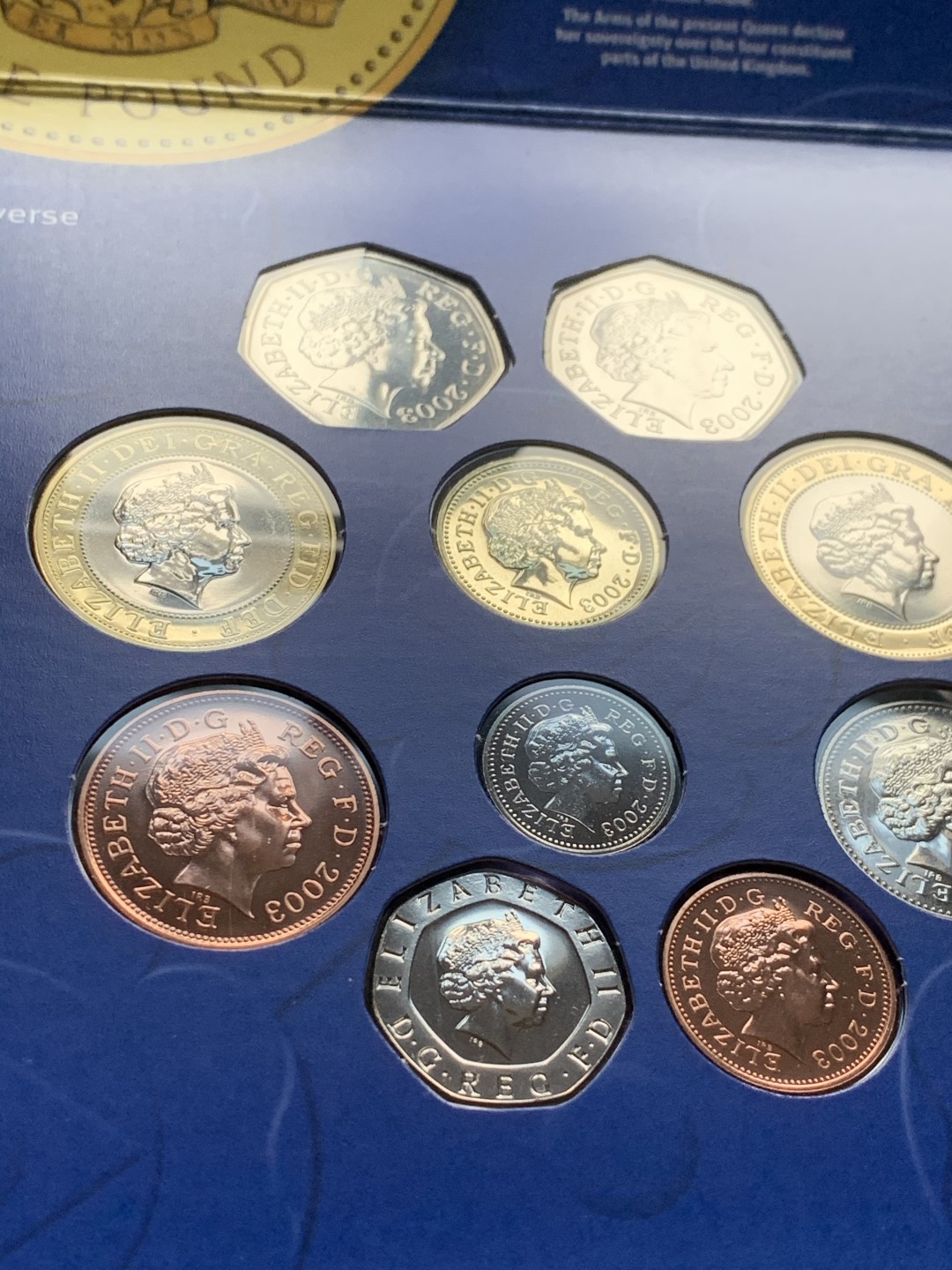 《竞宝斋》第44场-本周日，周一2场连拍（全场顺丰包邮） 2003年 英国 10枚套 精致币