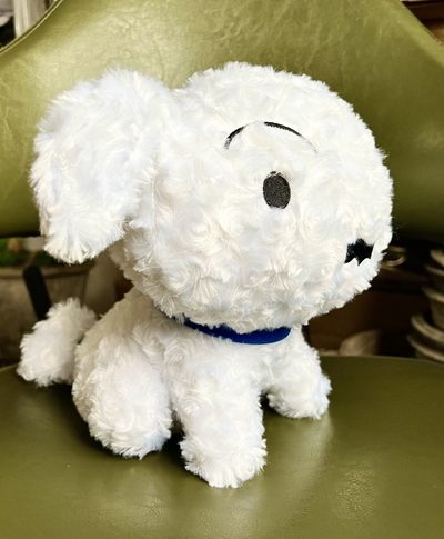 零元拍：《蜡笔小新》棉花糖 小白 毛绒公仔 - 零元拍：《蜡笔小新》棉花糖 小白 毛绒公仔