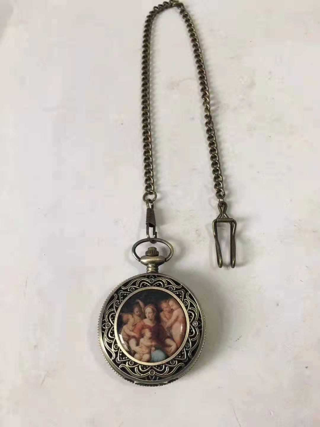 70周年纪念钞 西洋机械怀表 纯手工上劲！ 西洋机械怀表 纯手工上劲！ 