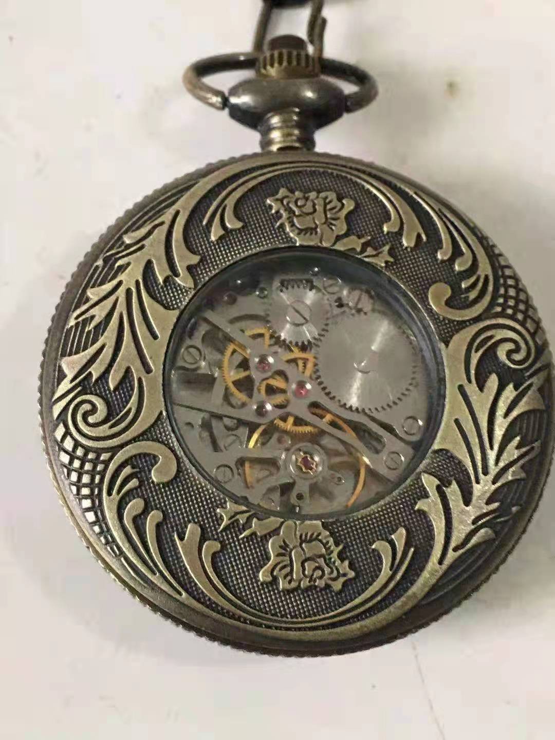 70周年纪念钞 西洋机械怀表 纯手工上劲！ 西洋机械怀表 纯手工上劲！ 