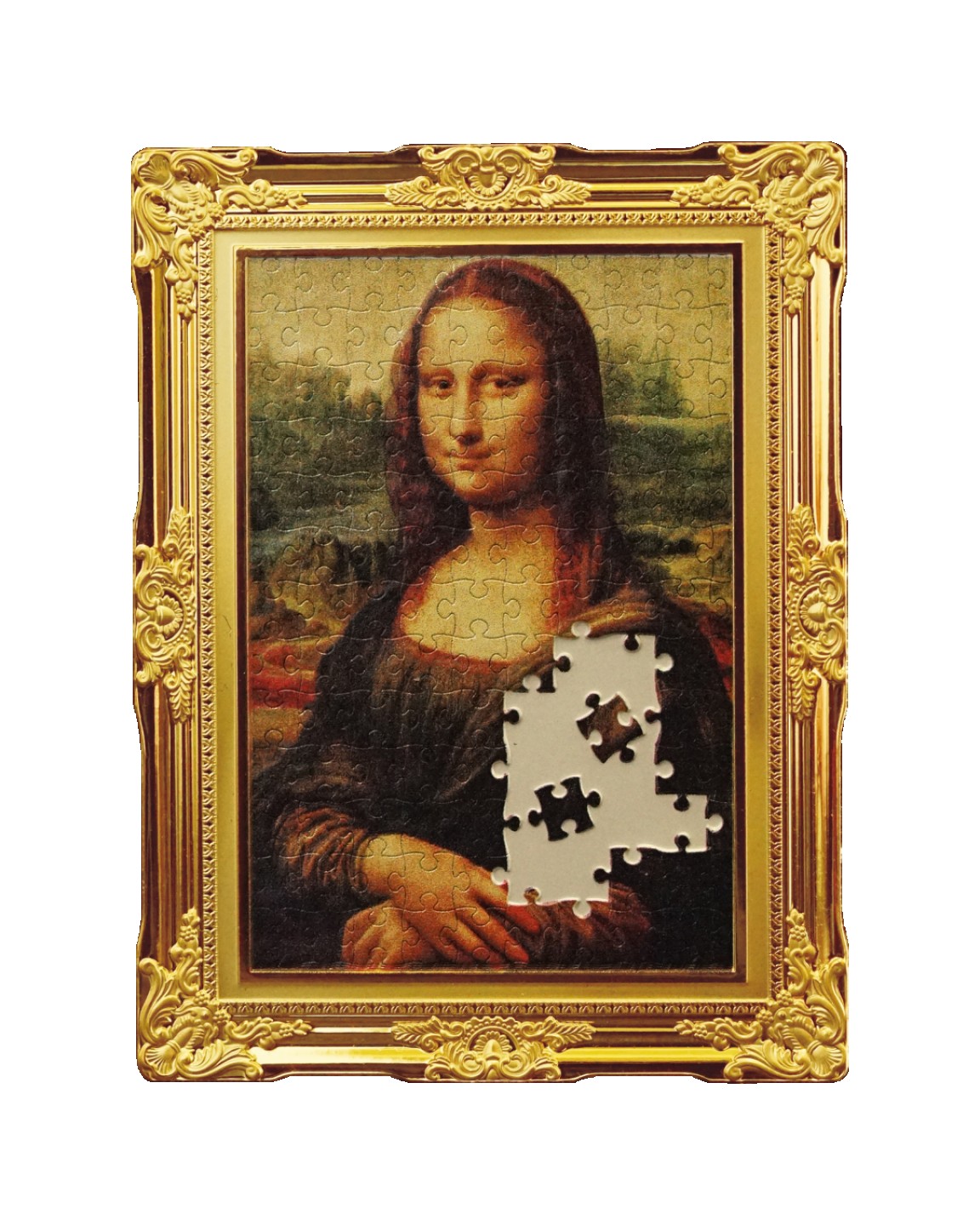 【海寧潮现货】纽埃2022年世界名画拼图艺术达芬奇蒙娜丽莎银币