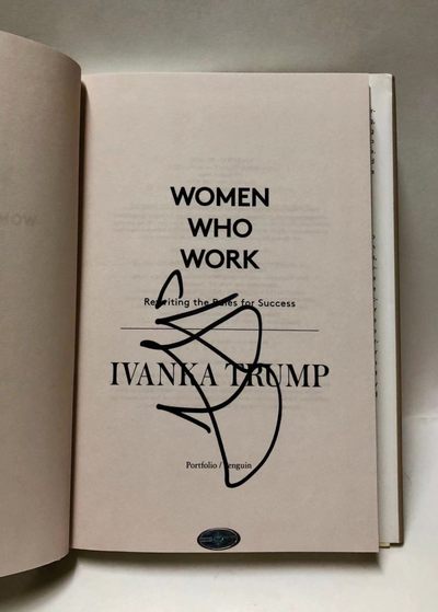 零元拍：川普女儿伊万卡亲笔签名著书《Women Who Work》