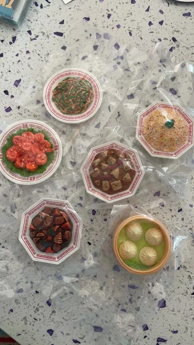 零元拍：中华料理微缩模型套装，全新6款全套，配1：4；1：6都合适，精彩有趣，麻婆豆腐、爆炒虾仁、青椒肉丝、地三鲜、扬州炒饭 - 零元拍：中华料理微缩模型套装，全新6款全套，配1：4；1：6都合适，精彩有趣，麻婆豆腐、爆炒虾仁、青椒肉丝、地三鲜、扬州炒饭
