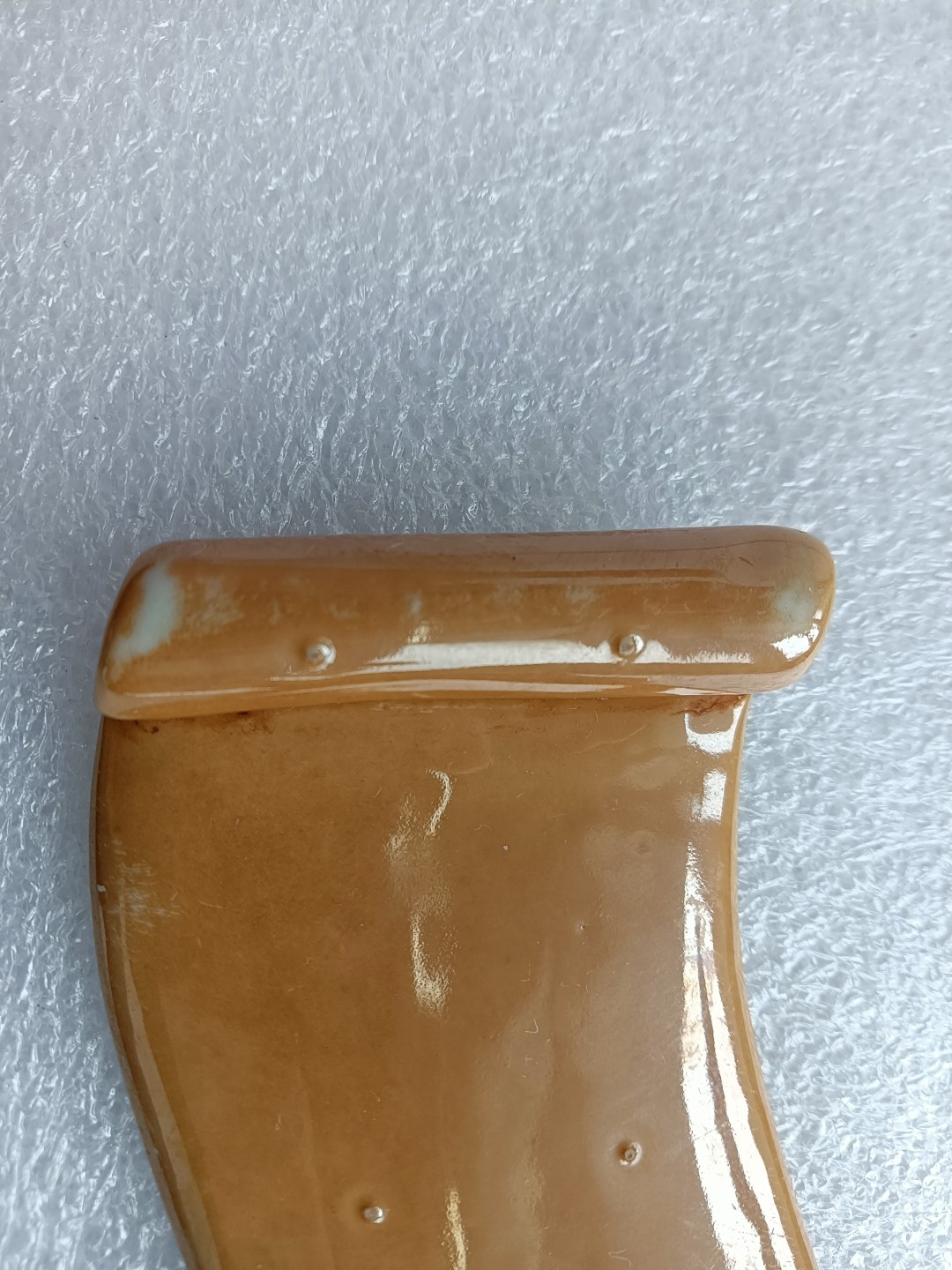 清代矾红墨彩墨床