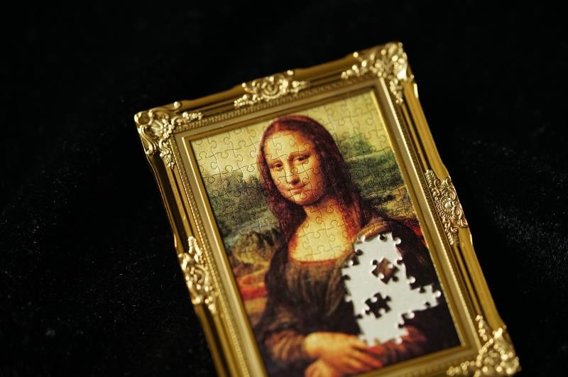 【海寧潮现货】纽埃2022年世界名画拼图艺术达芬奇蒙娜丽莎银币