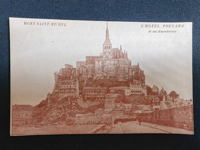 百年欧洲明信片 - 圣米歇尔山-波拉德酒店及其附属建筑