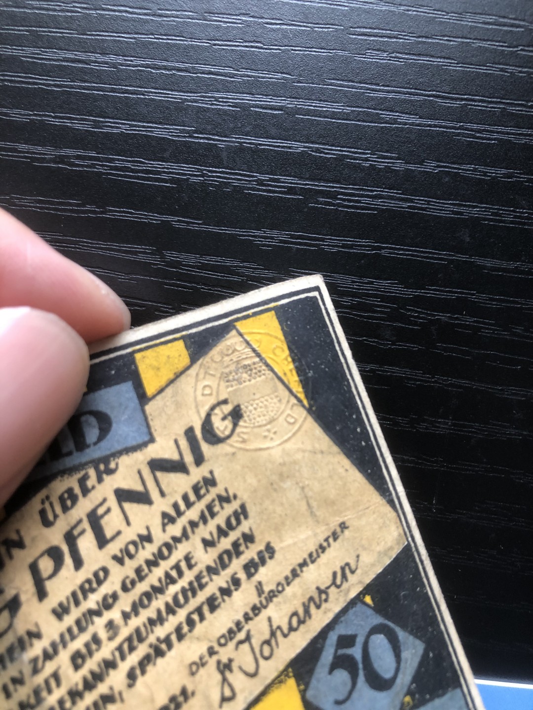 【保诚微拍】【全场包邮】第23期 【德国紧急时期纸币】 【纸币】【德国紧急时期纸币】#195