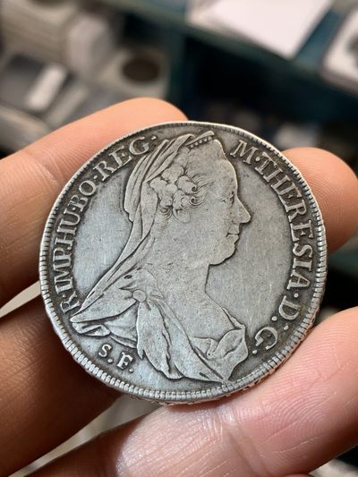 《竞宝斋》第46场-本周日，周一2场连拍（全场顺丰包邮） - 奥地利 1780年 大奶妈 年轻头像版 泰勒银币 原味 好细节