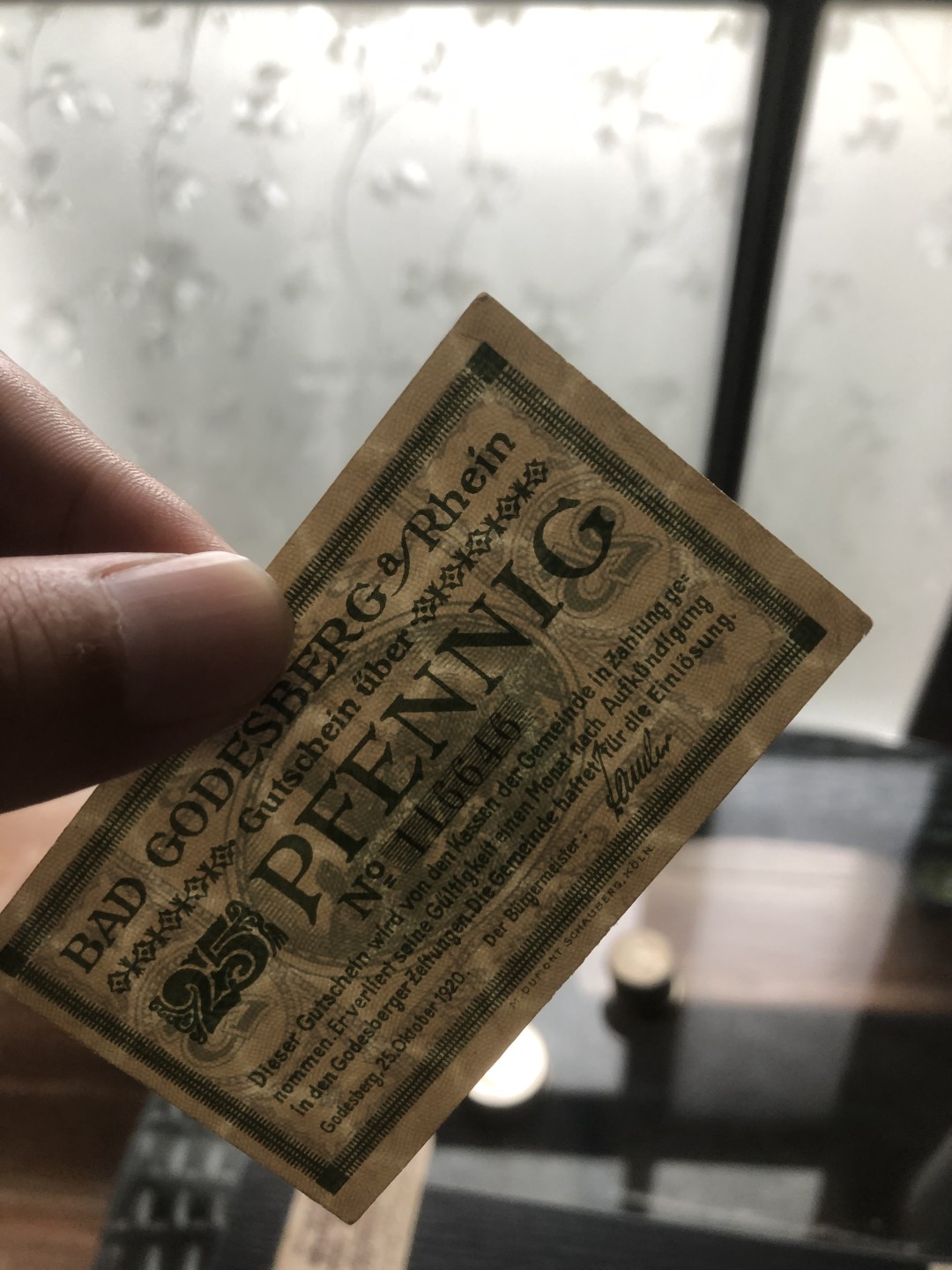 【保诚微拍】【全场包邮】第23期 【德国紧急时期纸币】 【纸币】【德国紧急时期纸币】#238