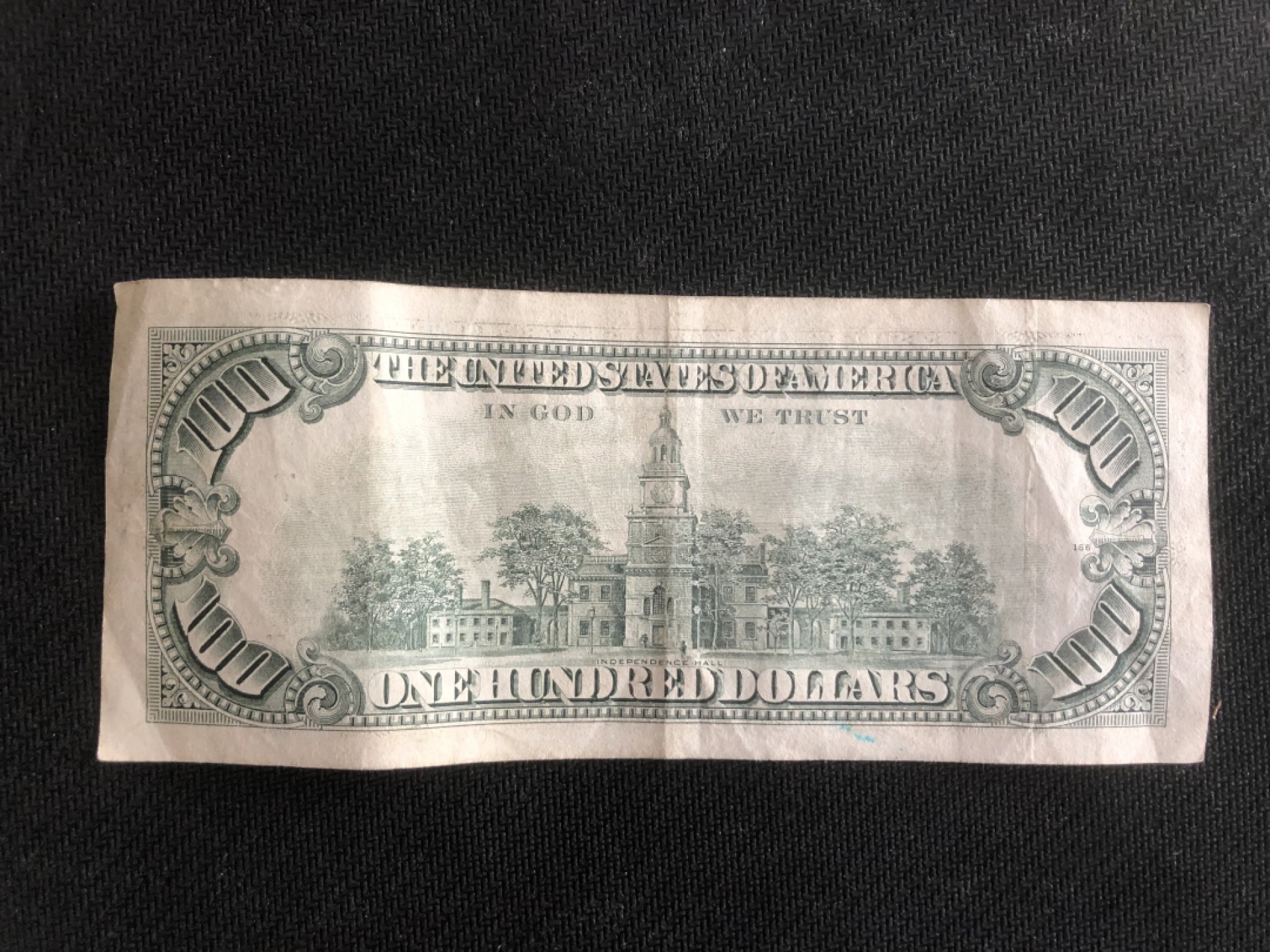 【保诚微拍】【全场包邮】第23期 【德国紧急时期纸币】 【纸币】美国 1990年 老版100美元 流通品【低于汇率起拍】