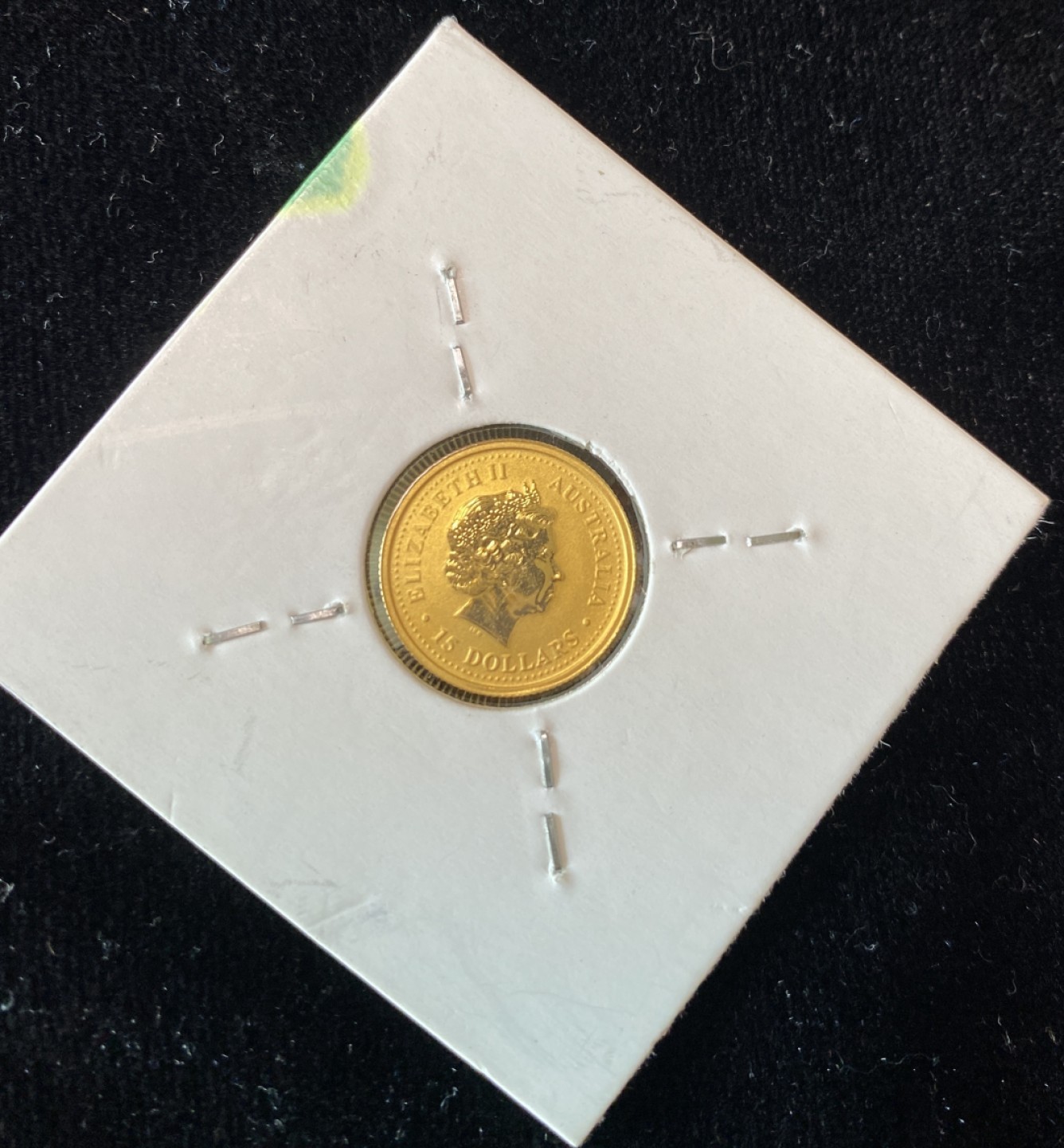 Chase Auction 第6期- - 中外纸币、硬币、民国钞联拍！ 澳大利亚2007年猪年纪念金币，纯度四个9，0.1盎司，3.75克！