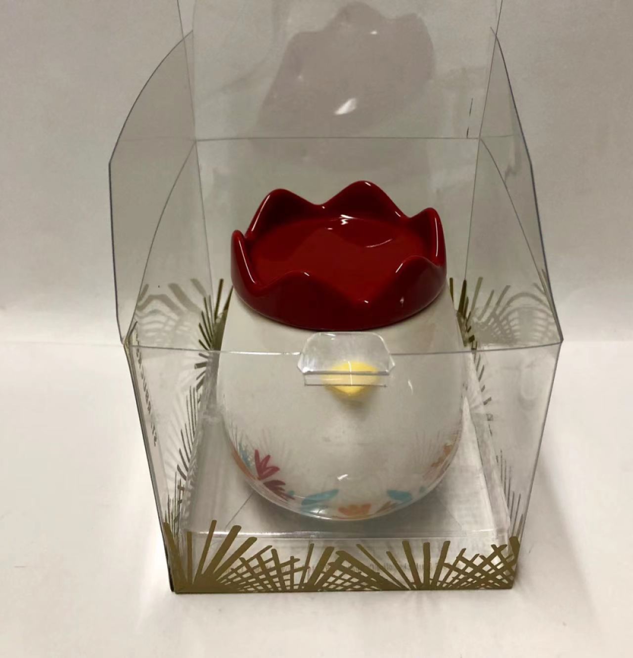 零元拍：星巴克原品全新小鸡造型水杯。可爱的小鸡造型，萌萌的样子。让你爱不释手