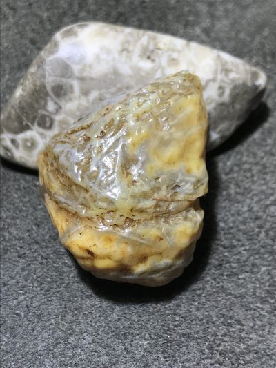精美戈壁高玉化血脉筋脉石原石一颗 - 精美戈壁高玉化血脉筋脉石原石一颗