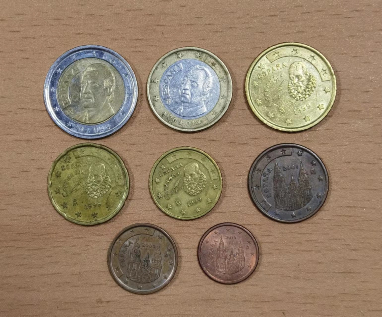 北京马甸外币专卖微拍第七十三期，非贵金属外国纪念币，流通币专场，陆续上新欢迎光临 西班牙