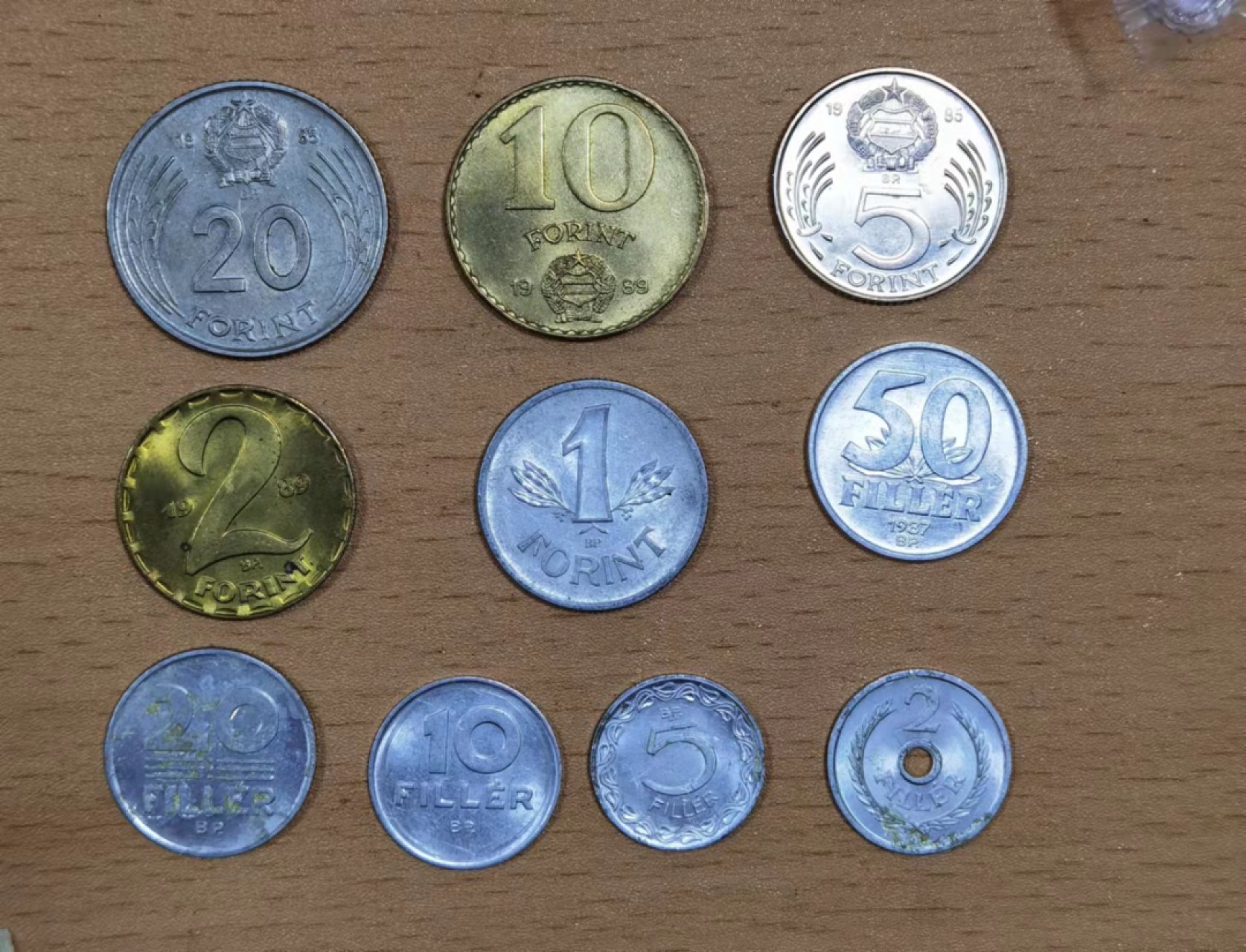 北京马甸外币专卖微拍第七十三期，非贵金属外国纪念币，流通币专场，陆续上新欢迎光临 匈牙利