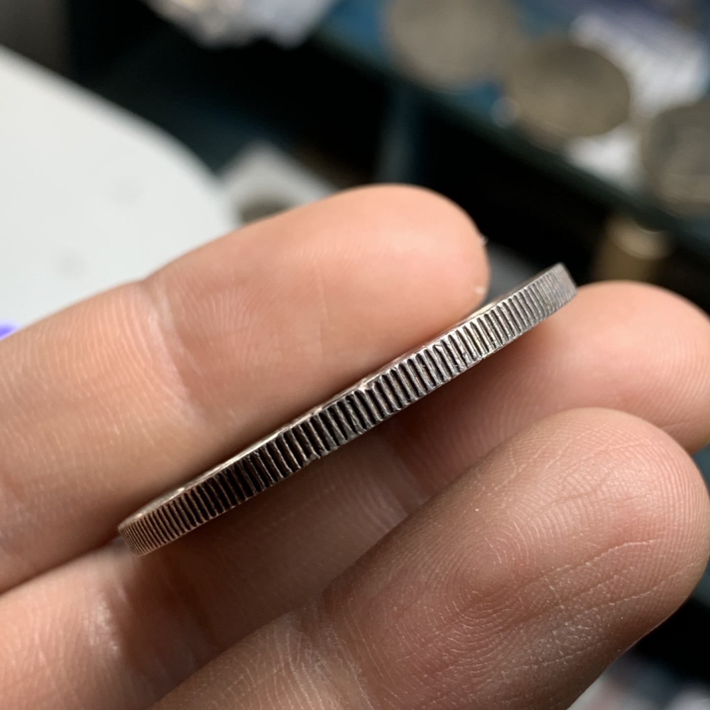 《竞宝斋》第47场-本周日，周一2场连拍（全场不限金额包邮） AU 英国 1887年 维多利亚高冠双弗洛林银币 细节丰富清晰 