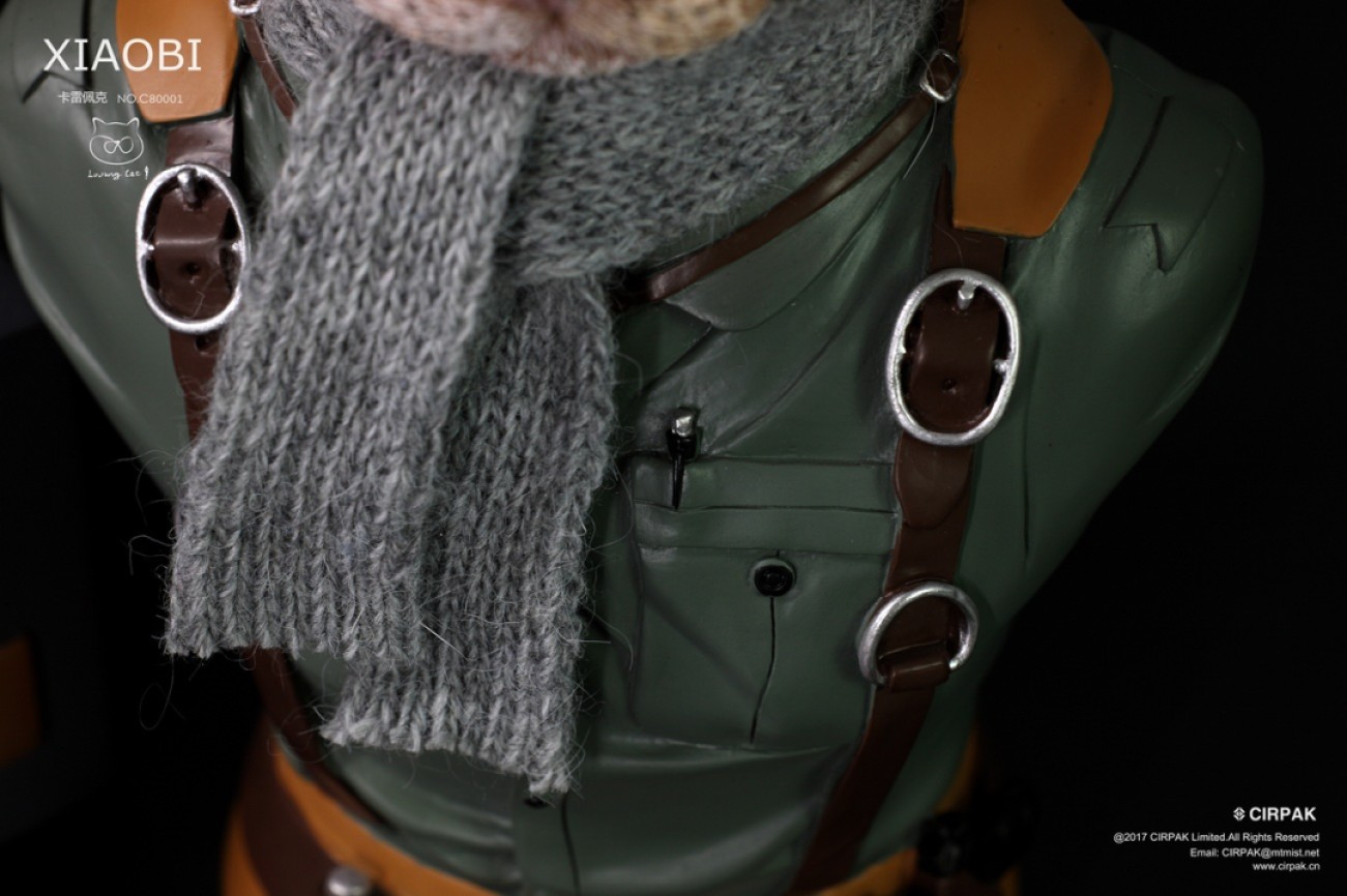零元拍：CIRPAK 出品：12寸 朋克小比 - Punk XIAOBI 雕像