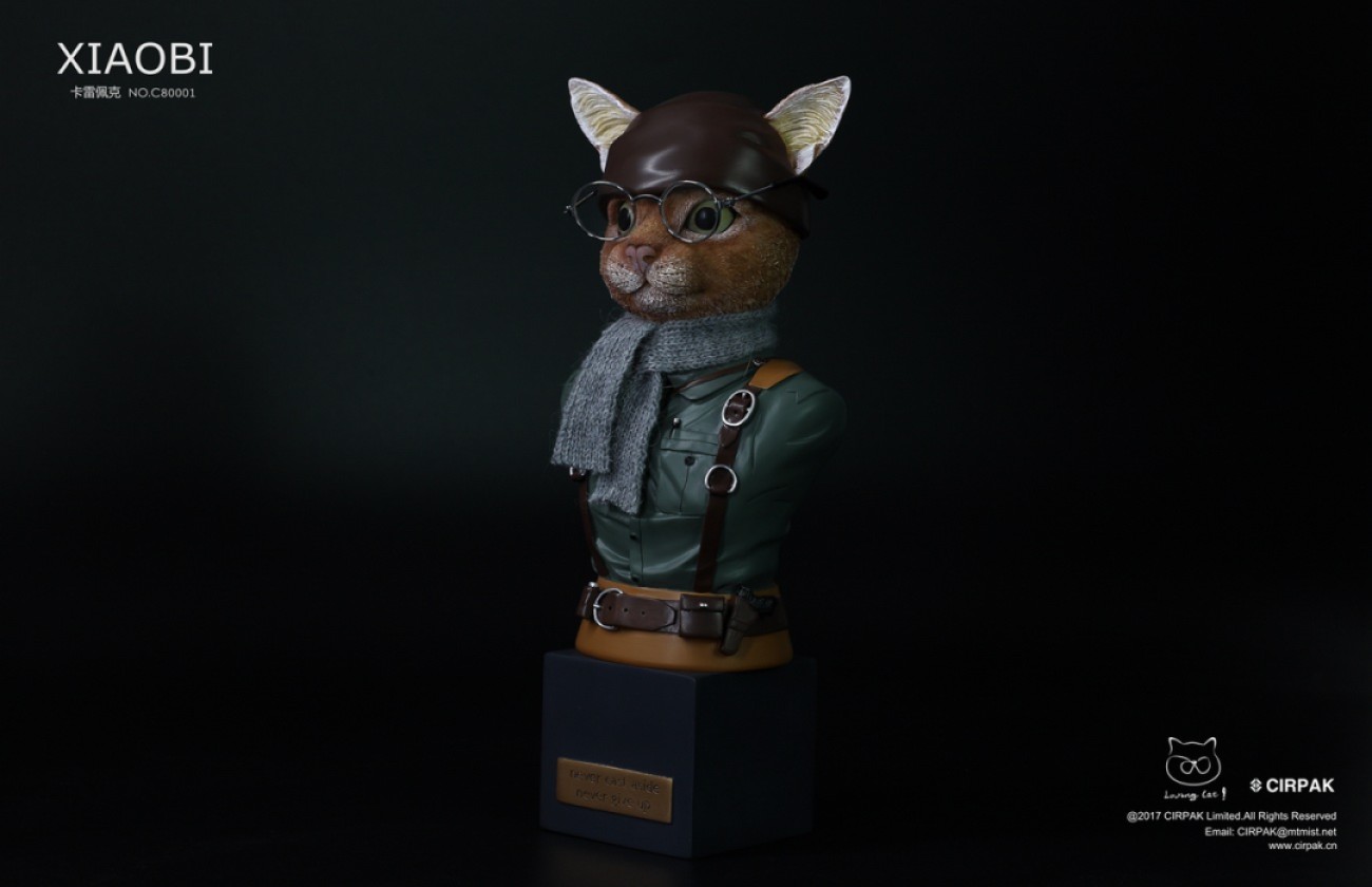 零元拍：CIRPAK 出品：12寸 朋克小比 - Punk XIAOBI 雕像