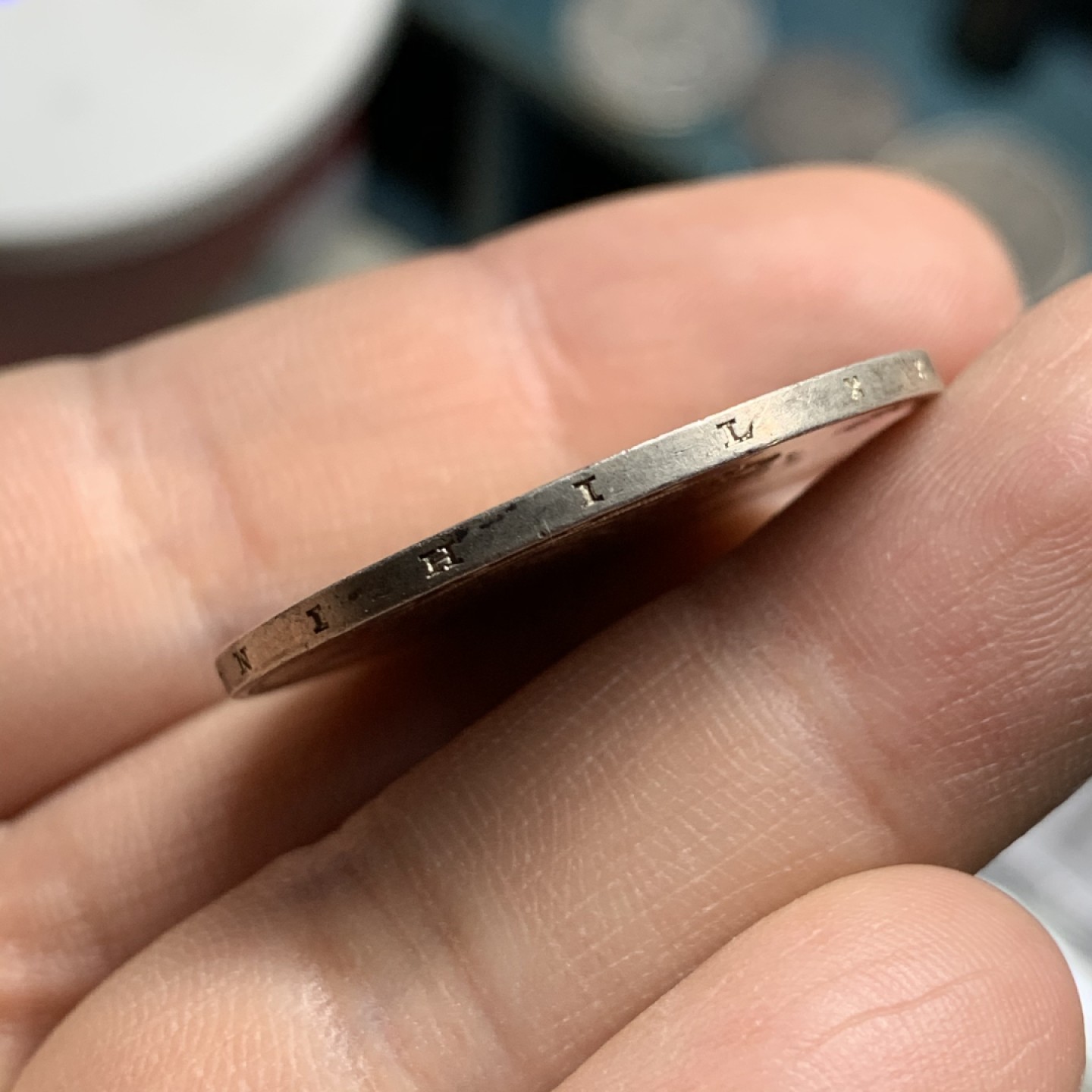 《竞宝斋》第47场-本周日，周一2场连拍（全场不限金额包邮） UNC级 罗马尼亚1944年 末代国王米哈伊一世 500列伊银币 黄油包浆带光好品