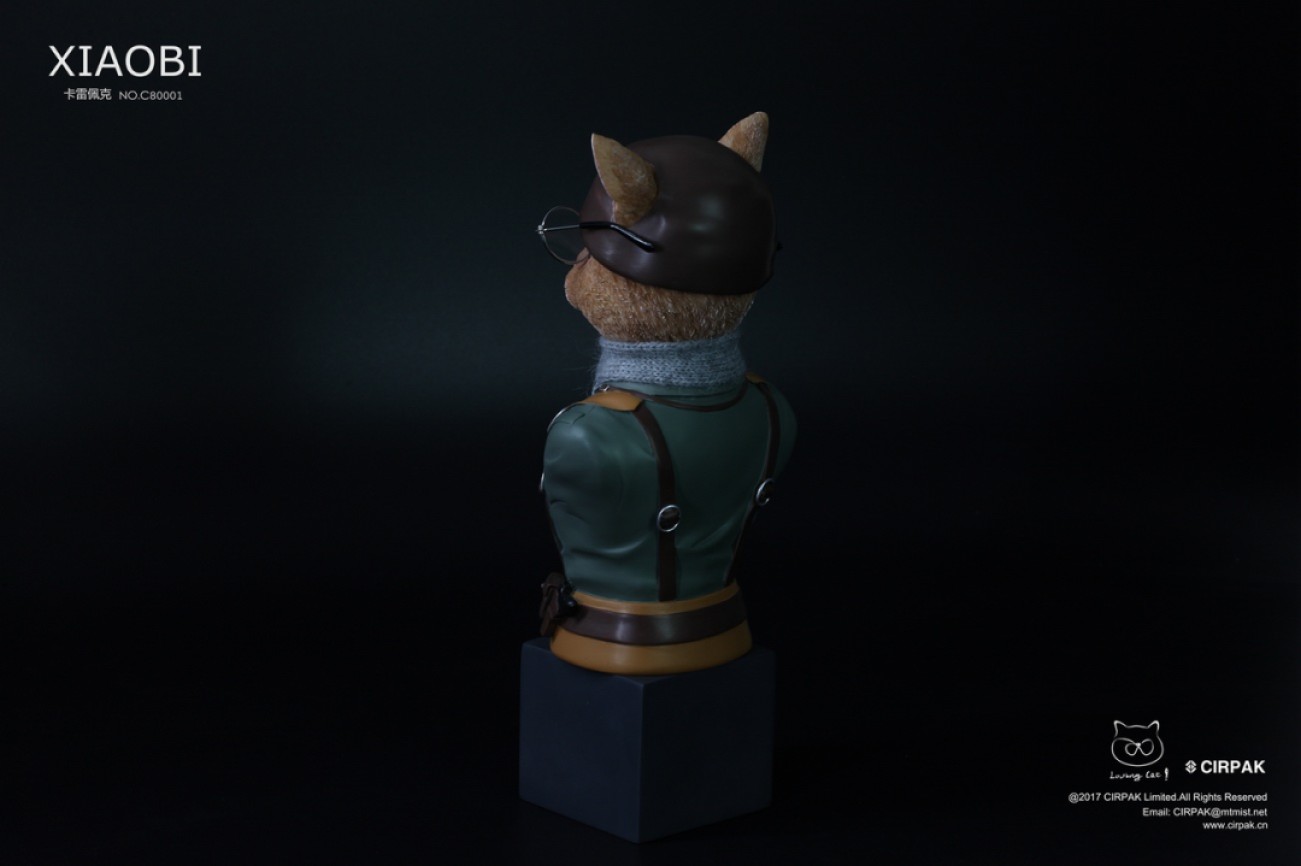 零元拍：CIRPAK 出品：12寸 朋克小比 - Punk XIAOBI 雕像