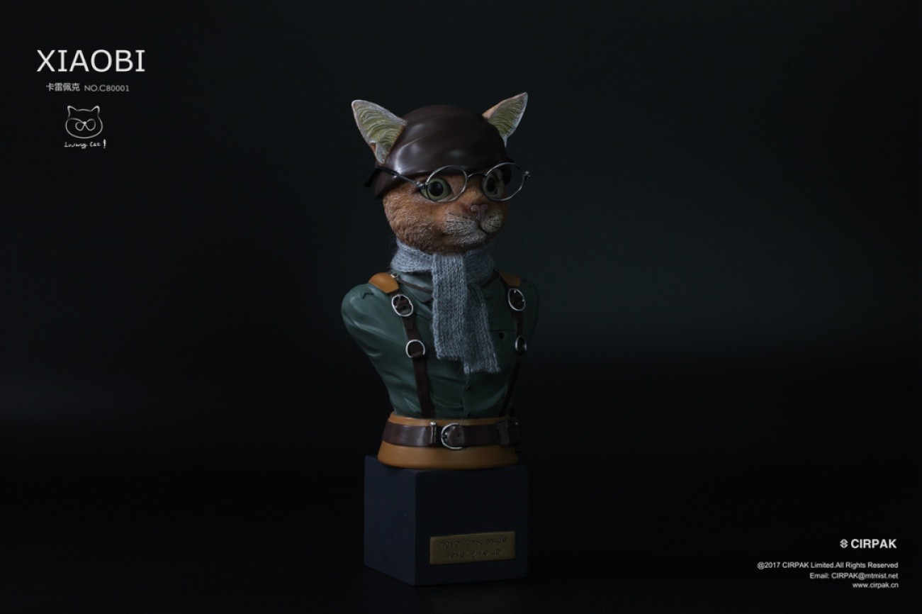 零元拍：CIRPAK 出品：12寸 朋克小比 - Punk XIAOBI 雕像