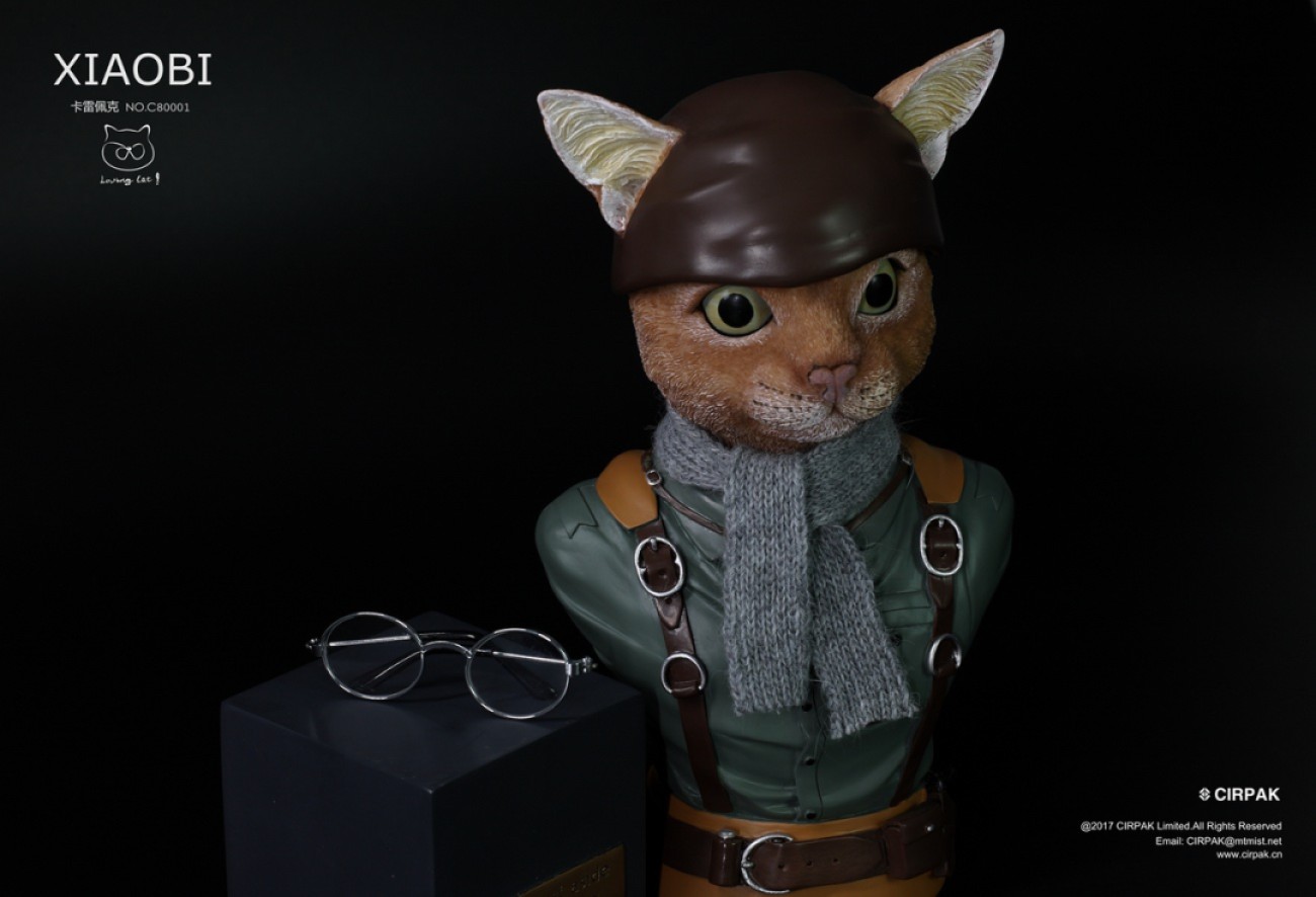 零元拍：CIRPAK 出品：12寸 朋克小比 - Punk XIAOBI 雕像