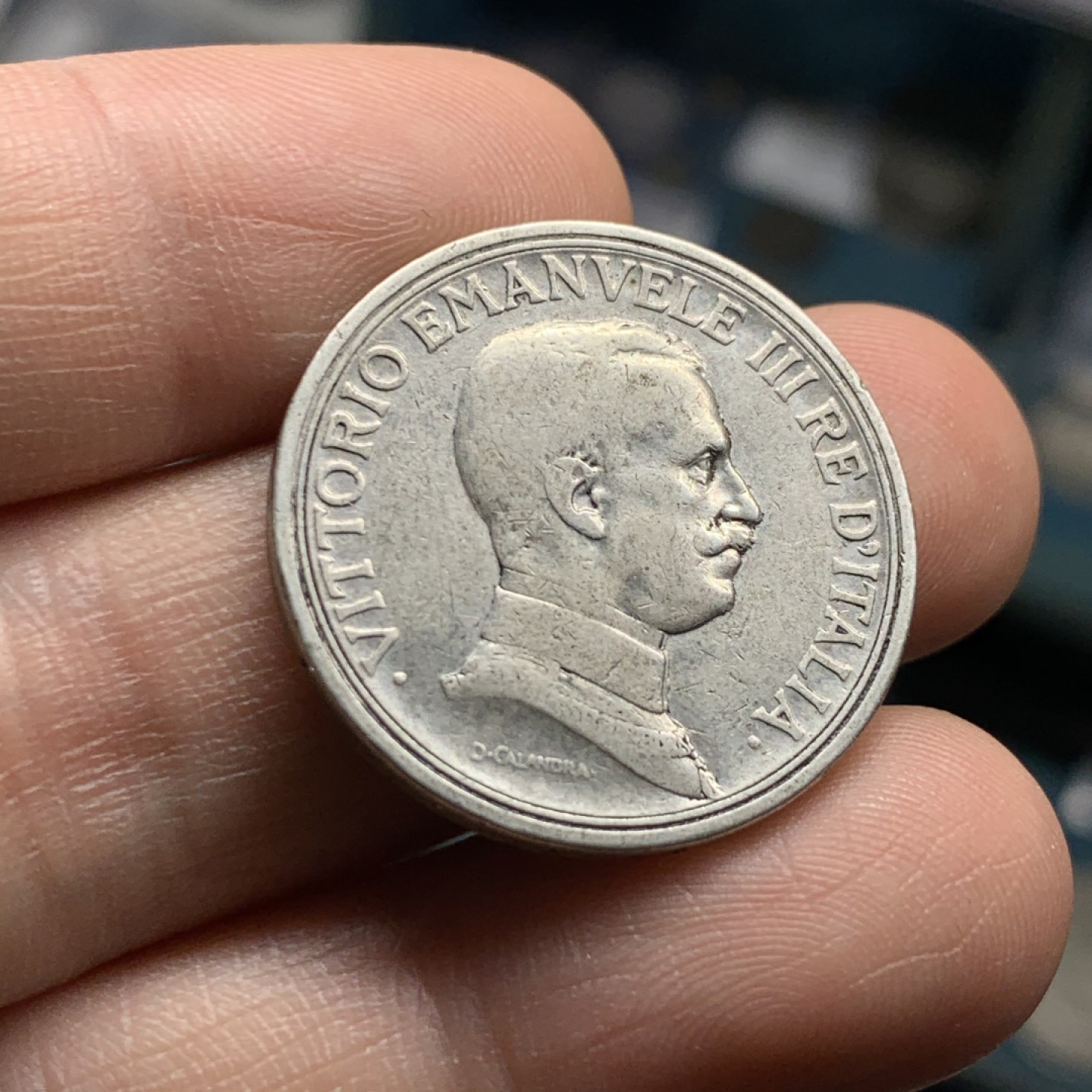 《竞宝斋》第47场-本周日，周一2场连拍（全场不限金额包邮） 意大利 1916年 马车 2里拉 银币 热门品种