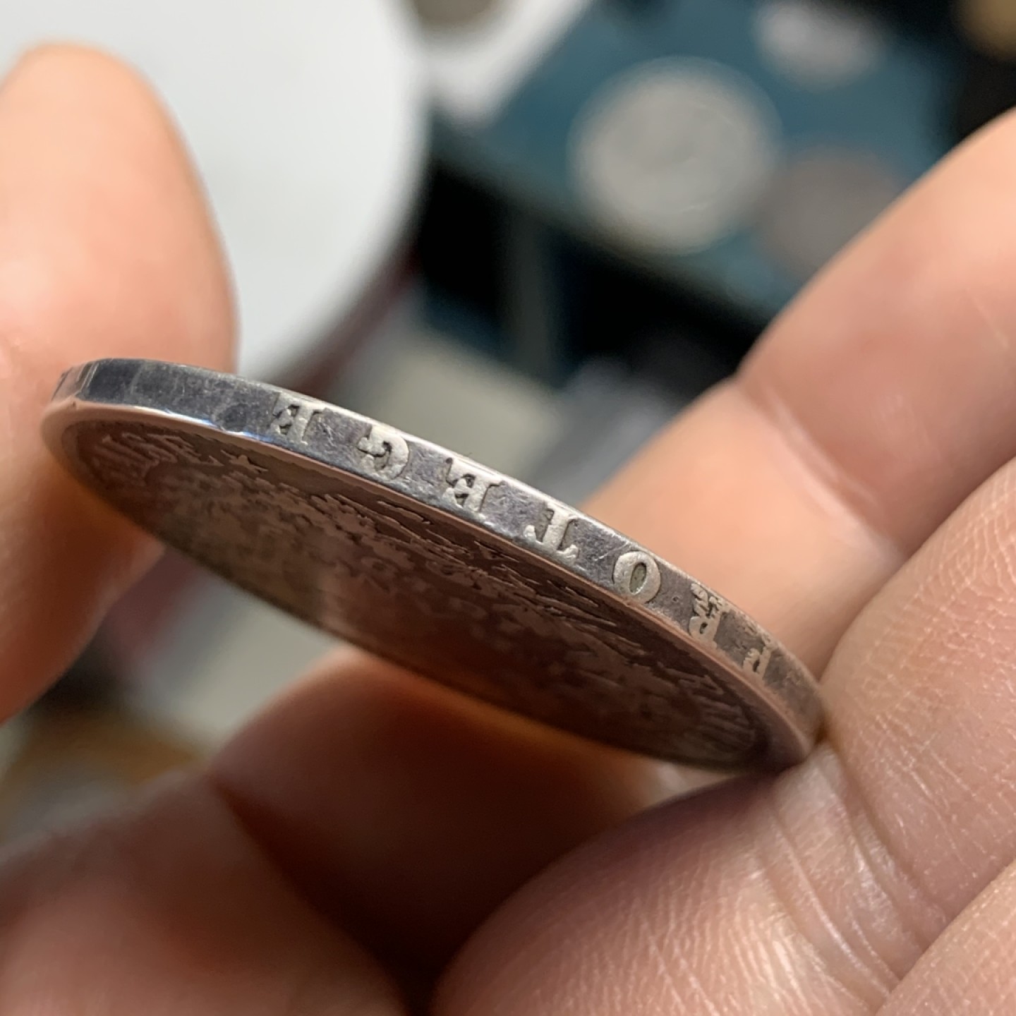 《竞宝斋》第47场-本周日，周一2场连拍（全场不限金额包邮） 法国 1849 第二共和时期 大力神 5法郎 银币 早期品种 自然流通手感一流