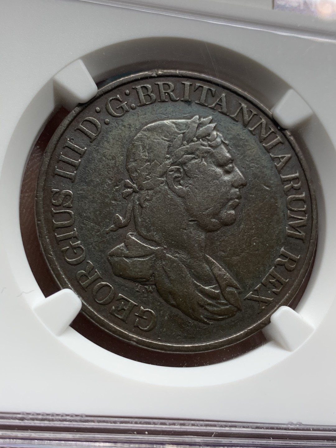 《竞宝斋》第47场-本周日，周一2场连拍（全场不限金额包邮） NGC VFD 英属 1815 锡兰 大象  2S 原味大铜币