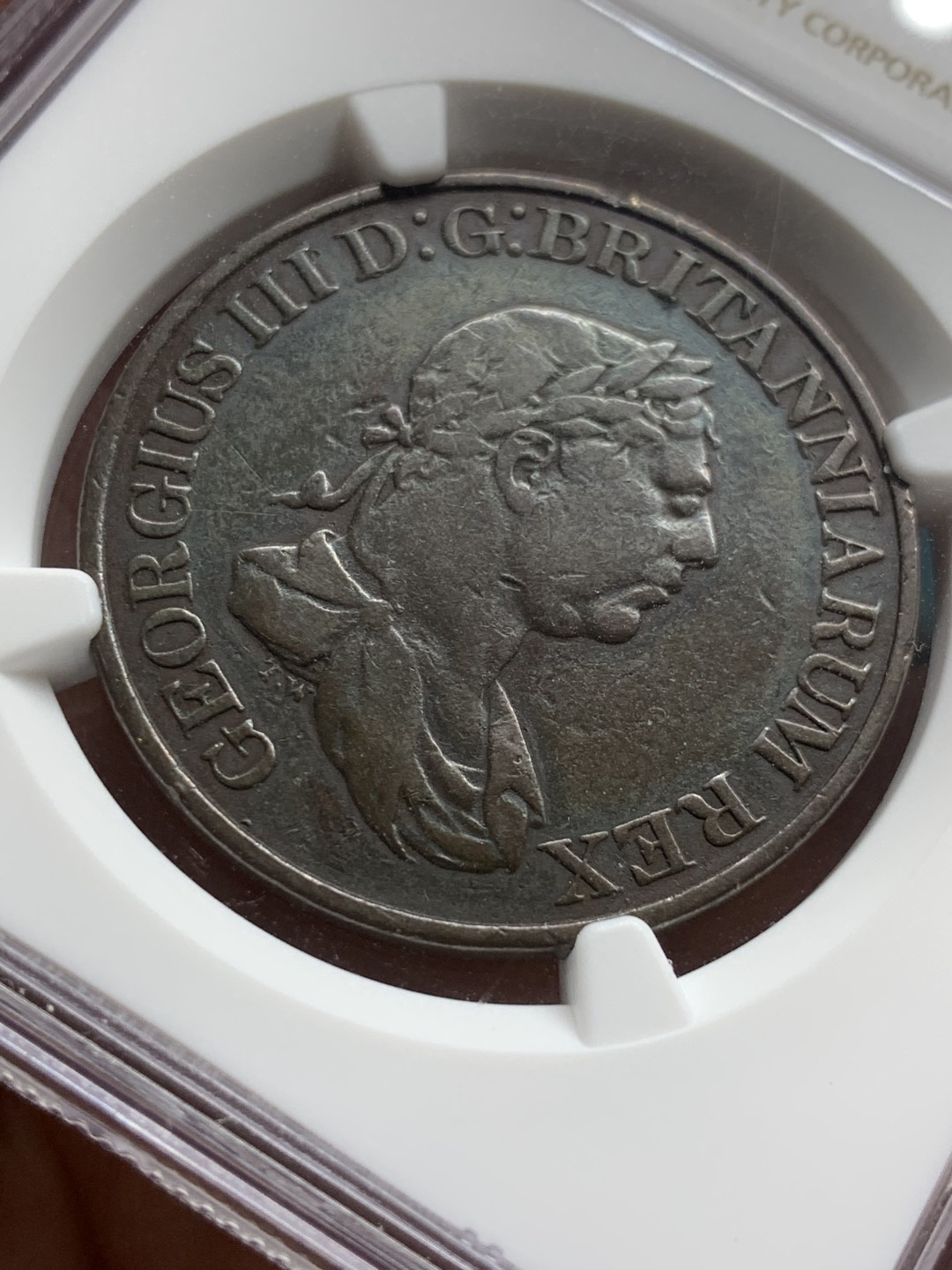 《竞宝斋》第47场-本周日，周一2场连拍（全场不限金额包邮） NGC VFD 英属 1815 锡兰 大象  2S 原味大铜币