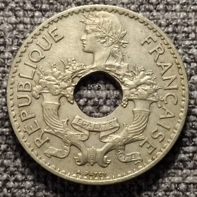 0起1加-纯粹捡漏拍-78场0佣包邮全托管场 - 法属印支1939年5分