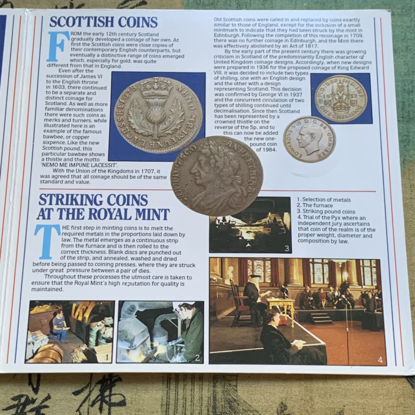 《竞宝斋》第48场-本周日，周一2场连拍（全场不限金额包邮） 英国1984年清年份官方原装套币BU 半便士-1磅共8枚 克劳斯编号MS105