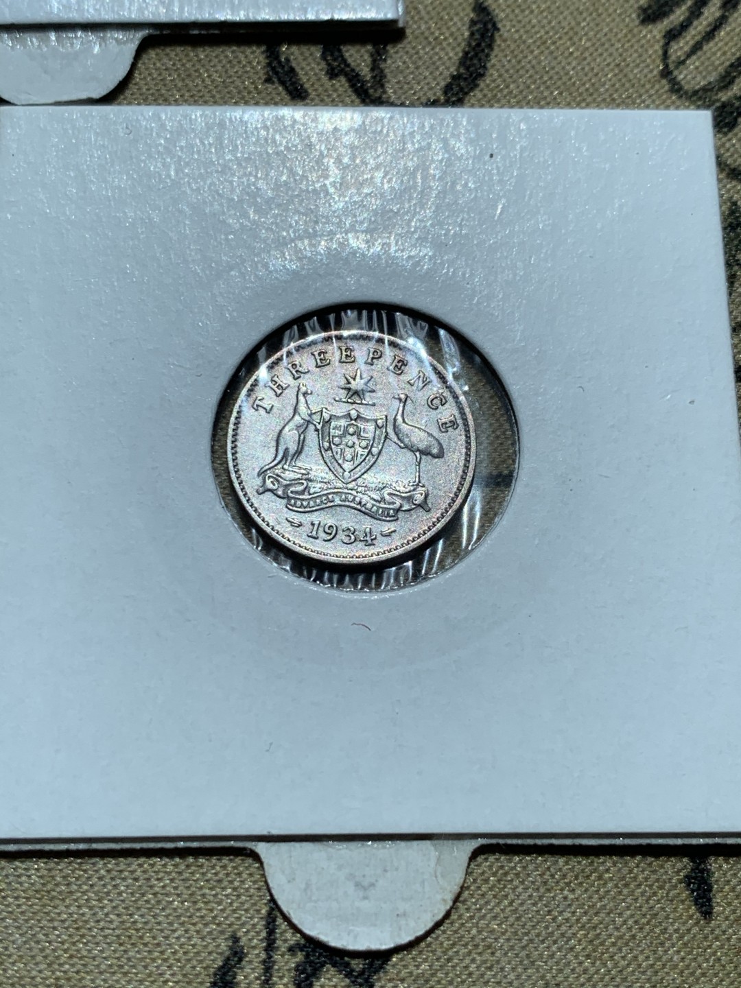 《竞宝斋》第48场-本周日，周一2场连拍（全场不限金额包邮） UNC级好品 英国 1925年 辅币套 乔治五世 澳大利亚先令 便士一套 铜币巧克力包浆 套币玩家值得拥有