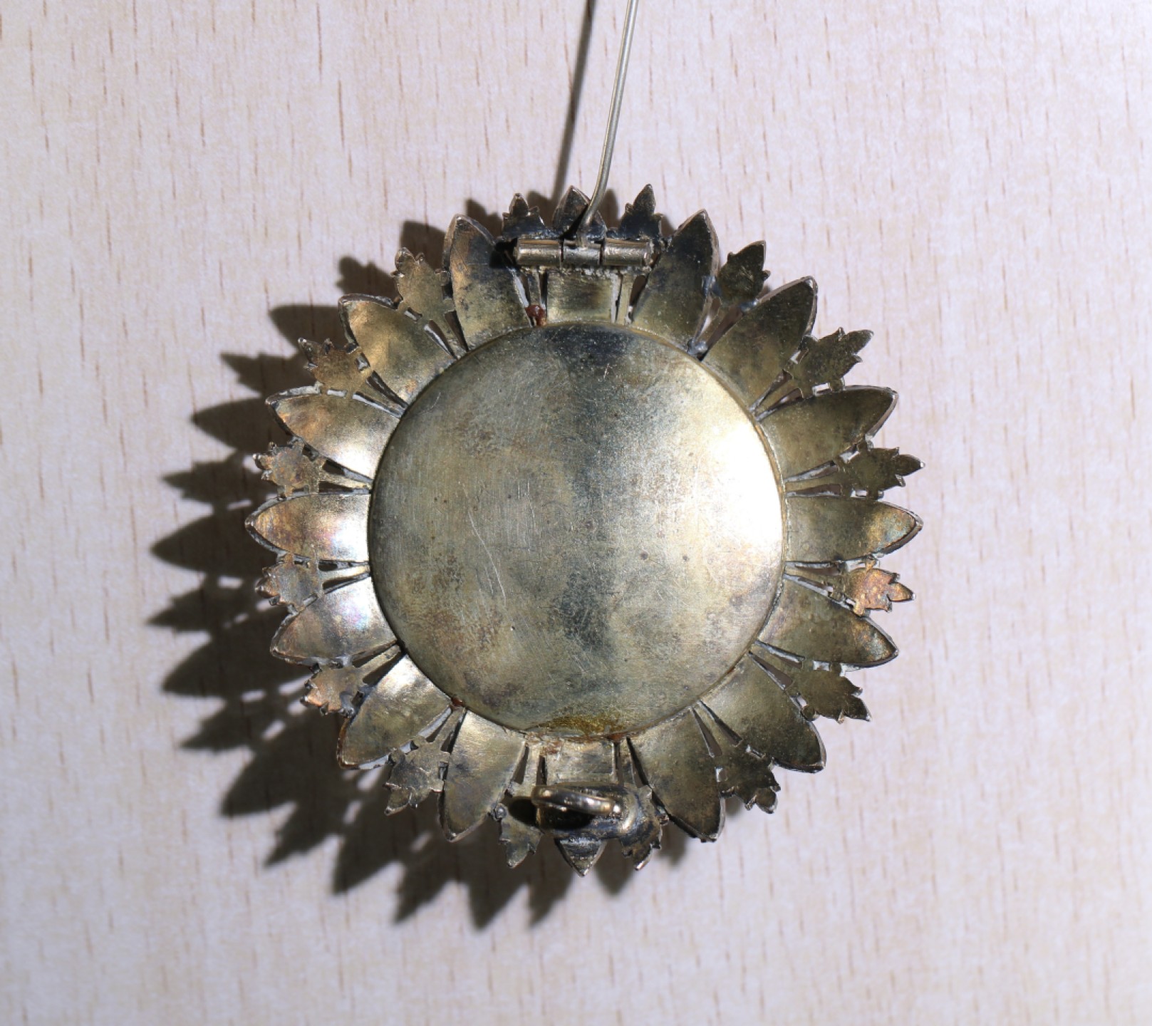 泰国暹罗战时白象勋章 最早期一版 银质珐琅有修复