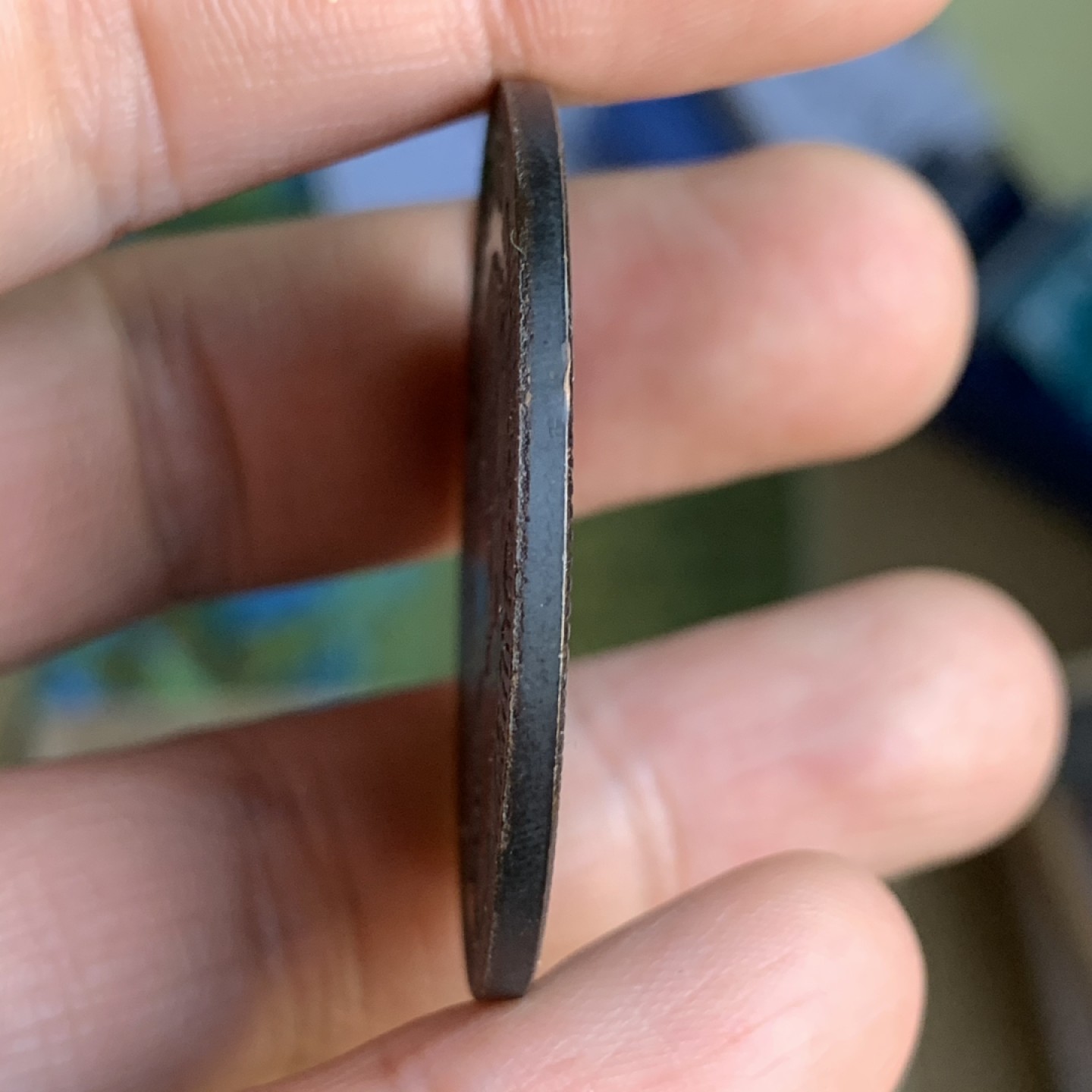 《竞宝斋》第48场-本周日，周一2场连拍（全场不限金额包邮） 马恩岛 1808纪年 复刻币 原铸为5先令银币 少见款式 25.8克 41mm直径 铜材质 工艺非常好