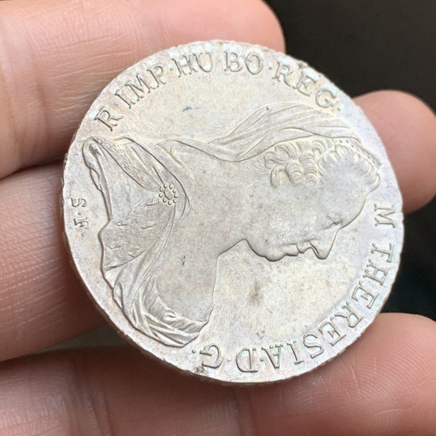 《竞宝斋》第48场-本周日，周一2场连拍（全场不限金额包邮） 奥地利 1780年特蕾莎女皇一泰勒大奶妈银币