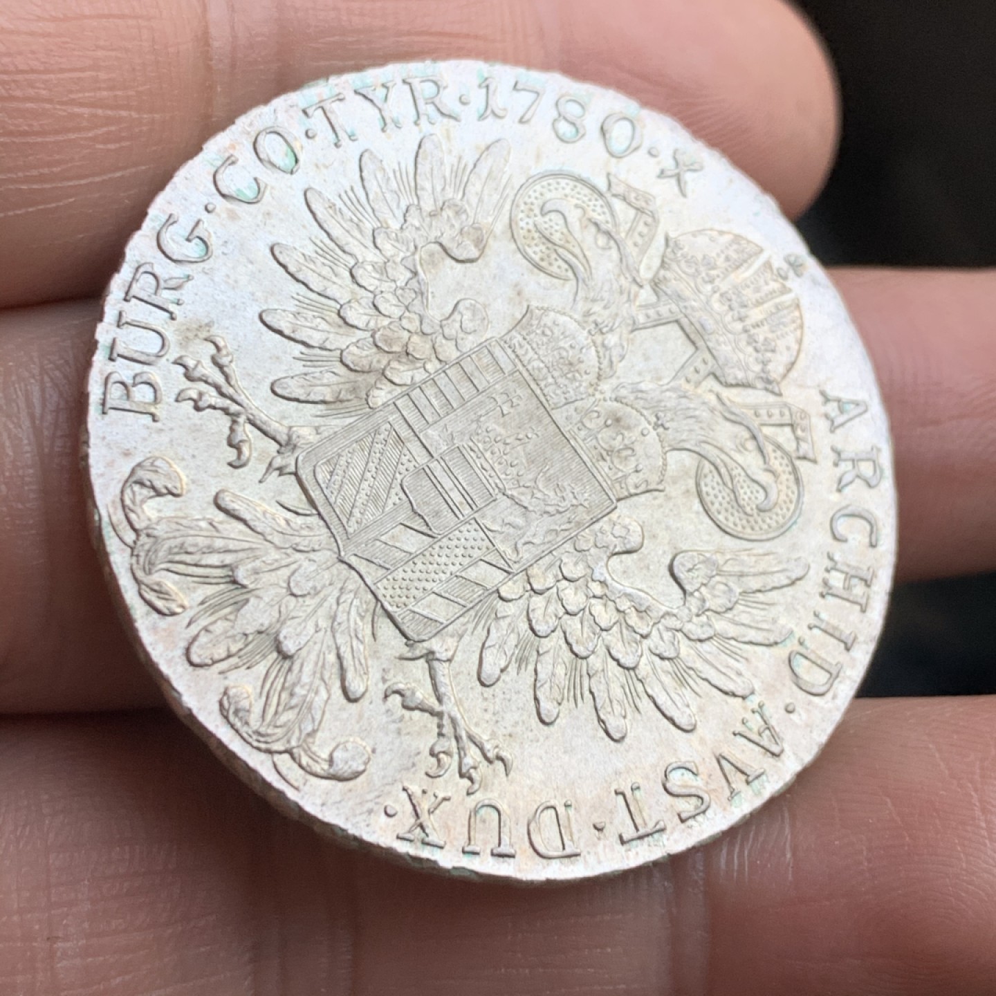 《竞宝斋》第48场-本周日，周一2场连拍（全场不限金额包邮） 奥地利 1780年特蕾莎女皇一泰勒大奶妈银币