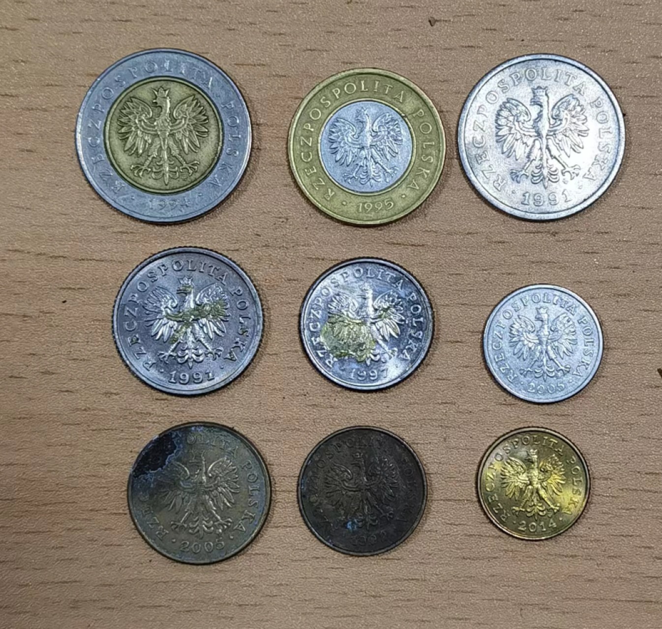 北京马甸外币专卖微拍第七十三期，非贵金属外国纪念币，流通币专场，陆续上新欢迎光临 波兰