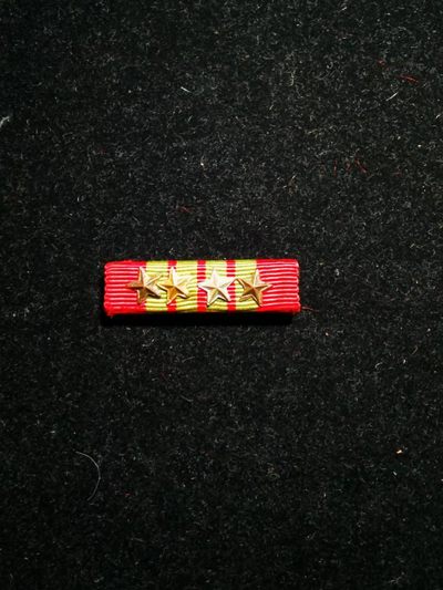 包罗万象——号角文化钱币/徽章专场拍卖第4期 - 法国1939-45年战争十字奖章勋略 带4颗星（团旅一级获得嘉奖）