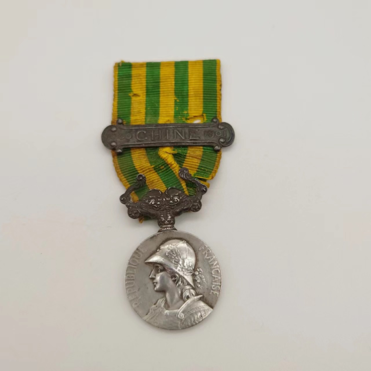 勋章奖章交易所04月17日拍卖 法国1900庚子奖章（银质）