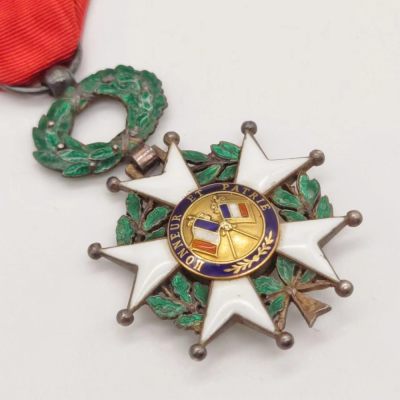 法国第三共和国荣军勋章（银质珐琅）