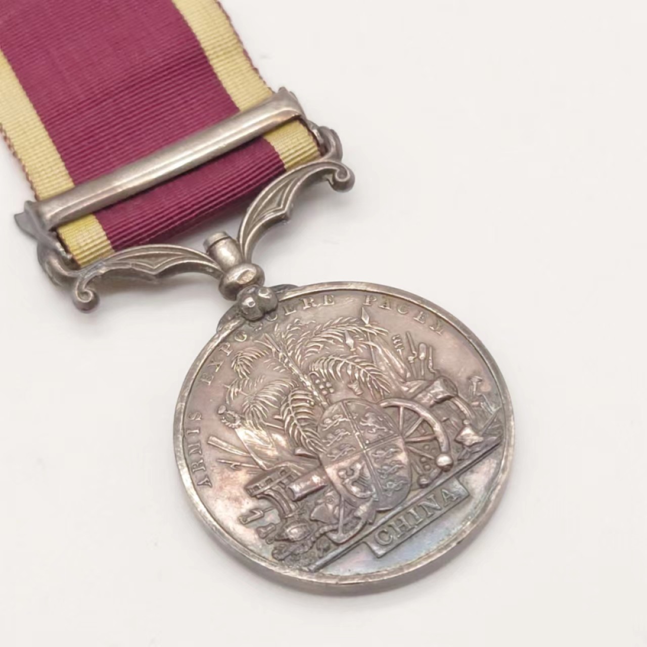 勋章奖章交易所04月17日拍卖 英国二鸦奖章（银质）