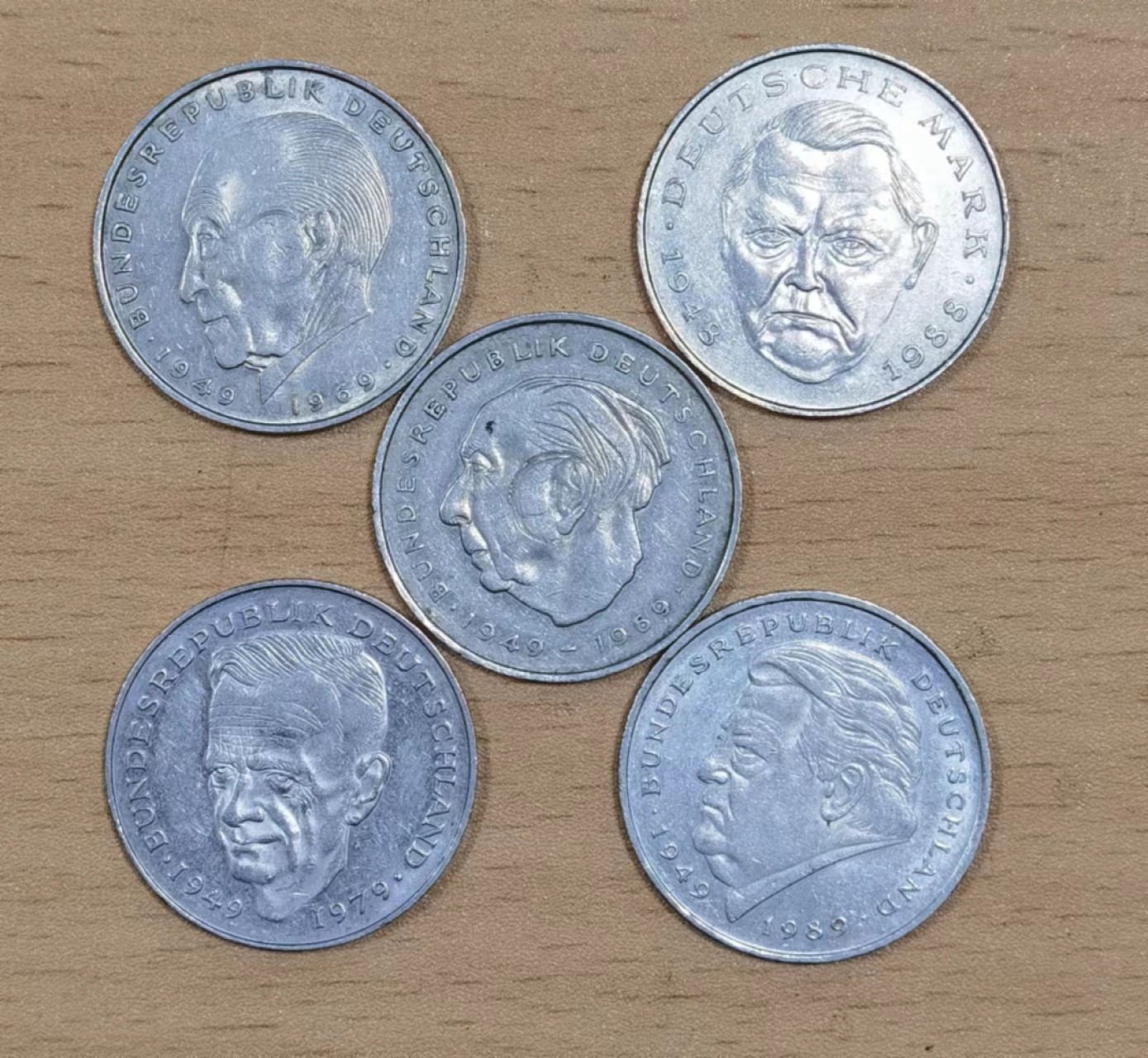 北京马甸外币专卖微拍第七十三期，非贵金属外国纪念币，流通币专场，陆续上新欢迎光临 德国2马克纪念币