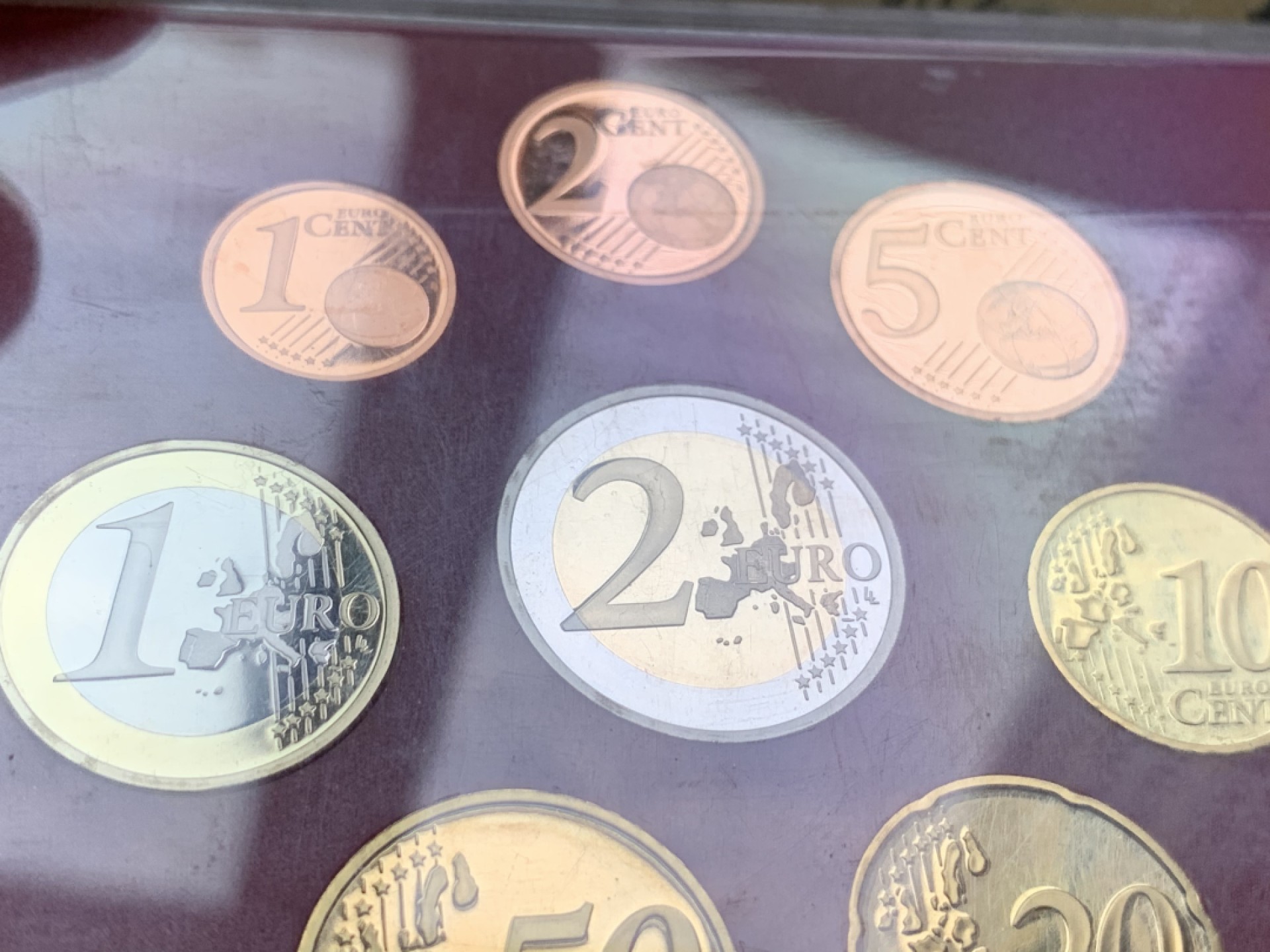 《竞宝斋》第49场-本周日，周一2场连拍（全场不限金额包邮） 原封装 德国 2003年 8枚套 欧元 精制币 非常漂亮