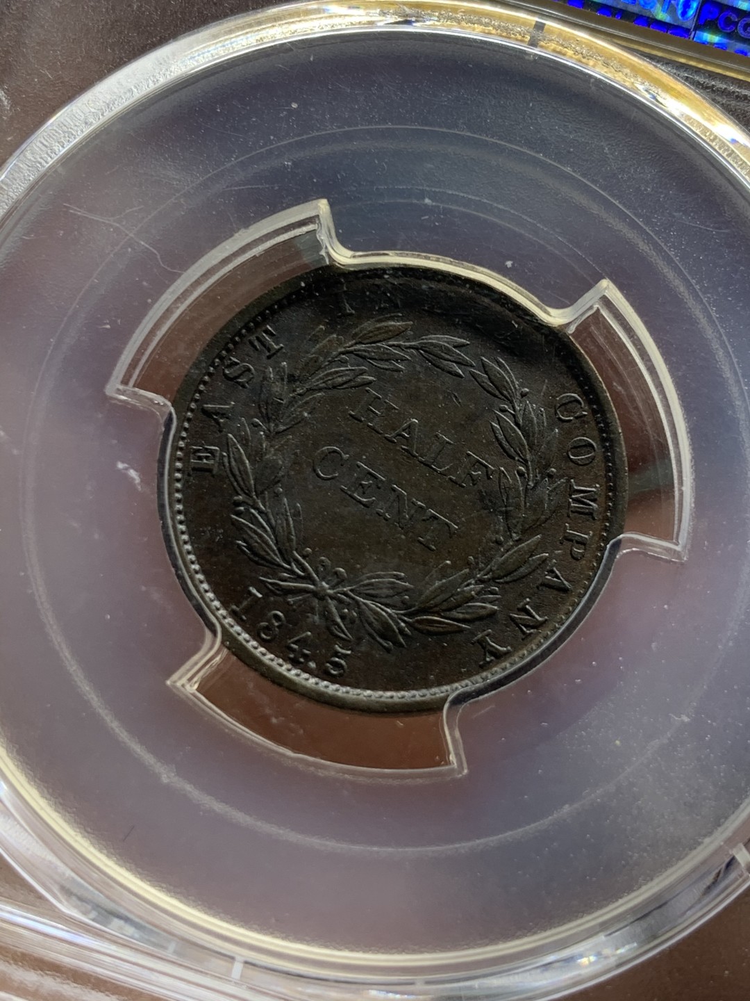 《竞宝斋》第49场-本周日，周一2场连拍（全场不限金额包邮） PCGS-MS63BN 海峡1845年1/2分首年好品少，SA20年拍卖510刀