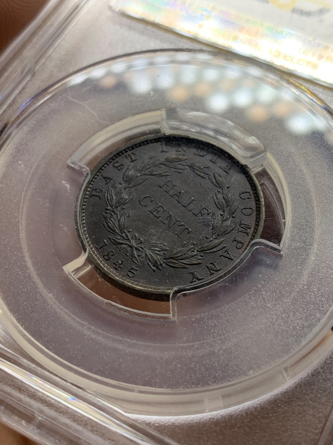 《竞宝斋》第49场-本周日，周一2场连拍（全场不限金额包邮） PCGS-MS63BN 海峡1845年1/2分首年好品少，SA20年拍卖510刀