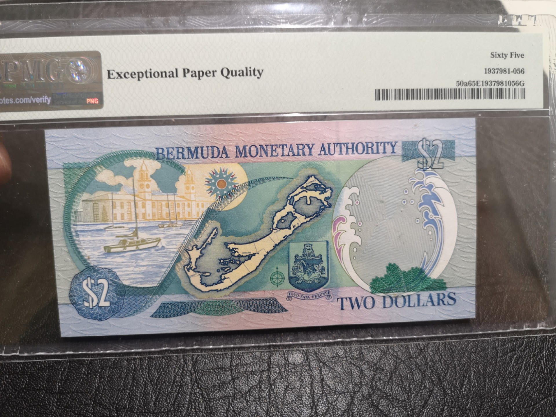 《外钞收藏家》第一百七十五期拍卖 2000年百慕大2刀 PMG65